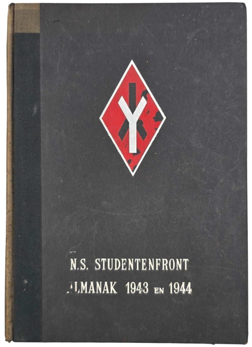 Original WW2 Dutch Collaboration NSB Book - NS Studentenfront Almanak 1943 en 1944 (1944)