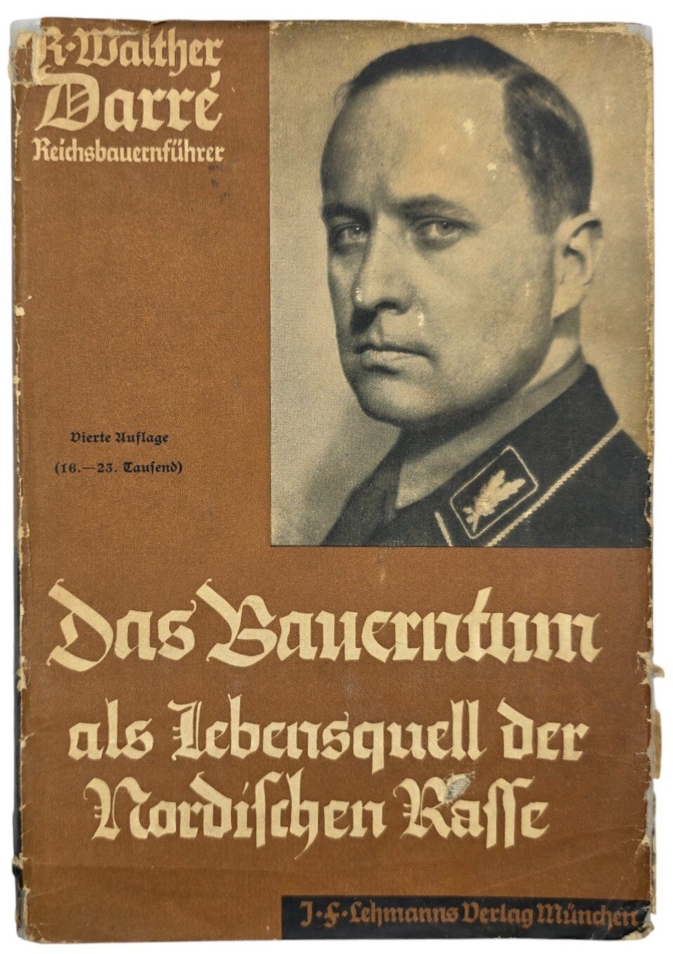 Original WW2 German Book - Das Bauerntum als Lebensquell der Nordischen Rasse, Walther Darré (1934)