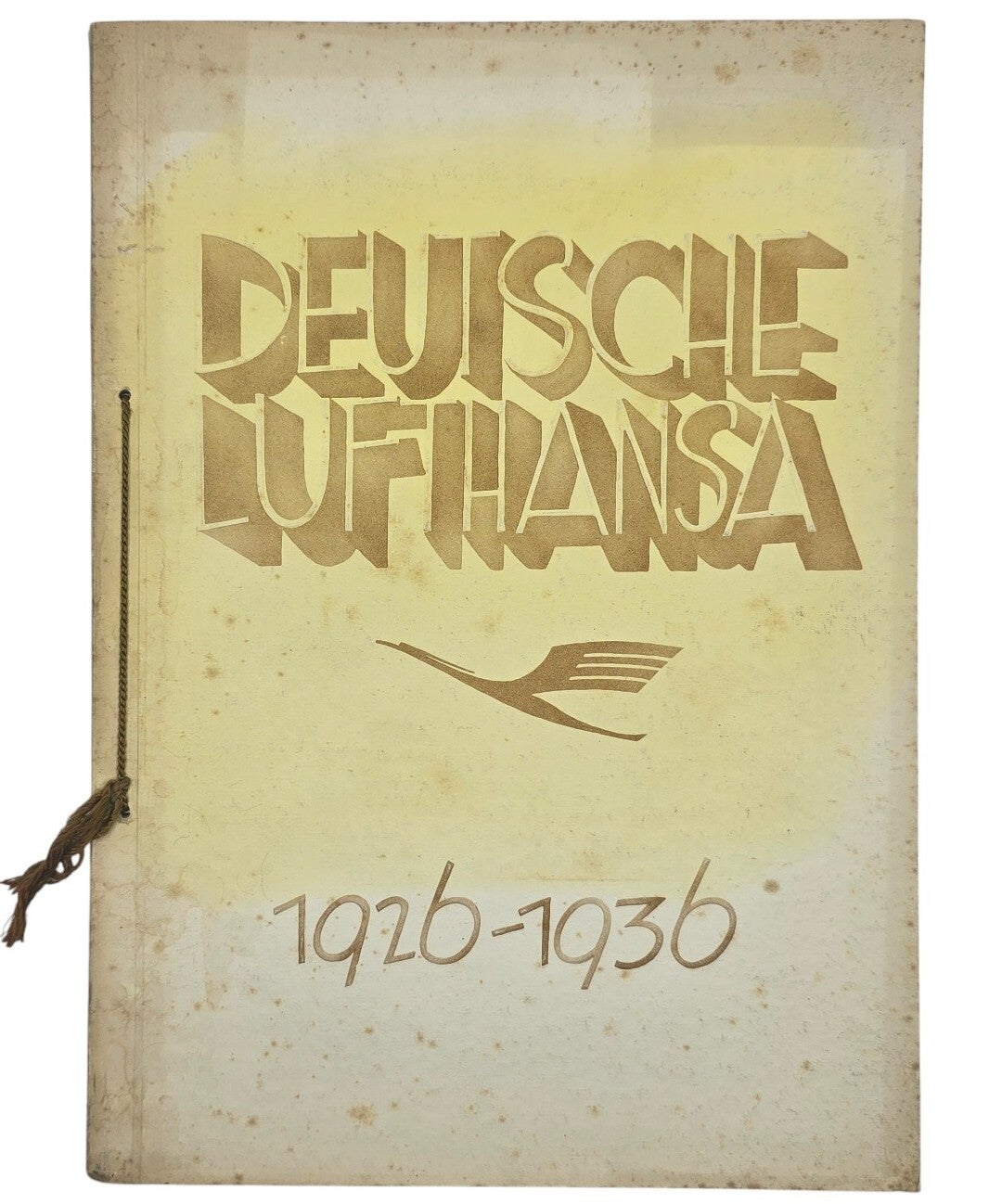 Original WW2 German Luftwaffe Book - 10 Jahre Deutsche Lufthansa 1926 (1936)