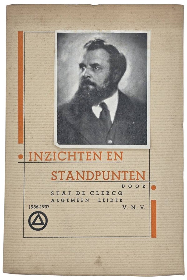 Original WW2 Flemish Collaboration VNV Brochure - Inzichten en Standpunten, Staf de Clercq (1937)
