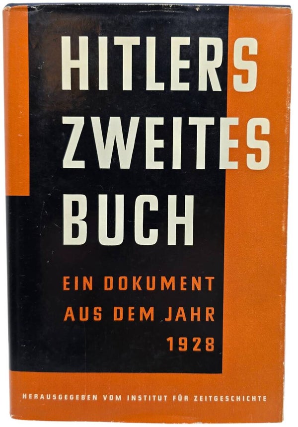 Original German Book – Hitlers zweites Buch: Ein Dokument aus dem Jahr 1928 (1961)