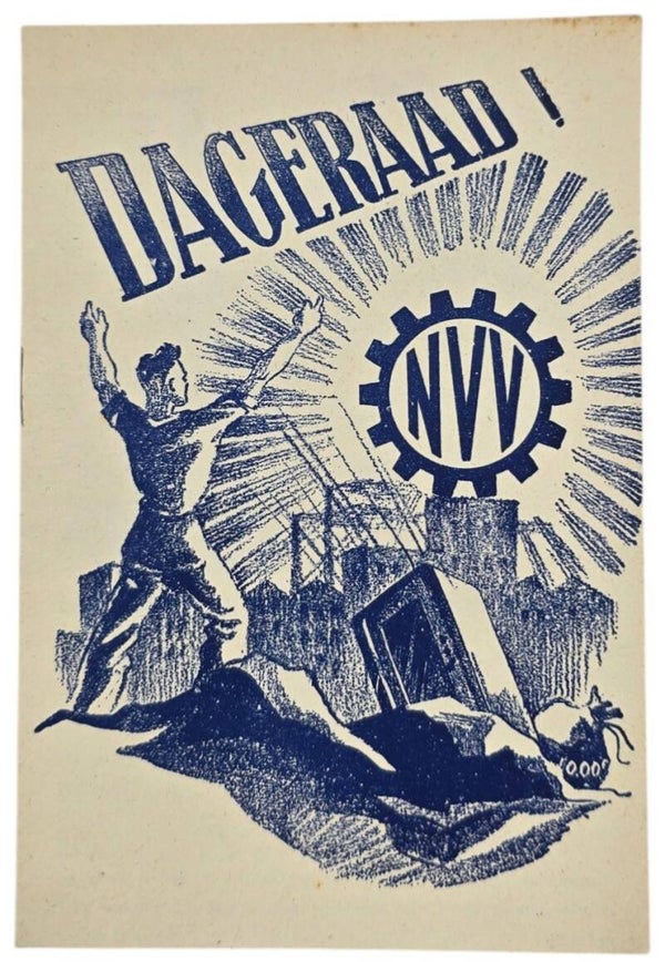 Original WW2 Dutch Collaboration NSB Brochure - NVV Dageraad! (1941)
