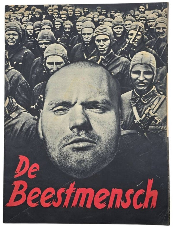 Original WW2 Dutch Anti-semitic Brochure - De Beestmensch (1942)