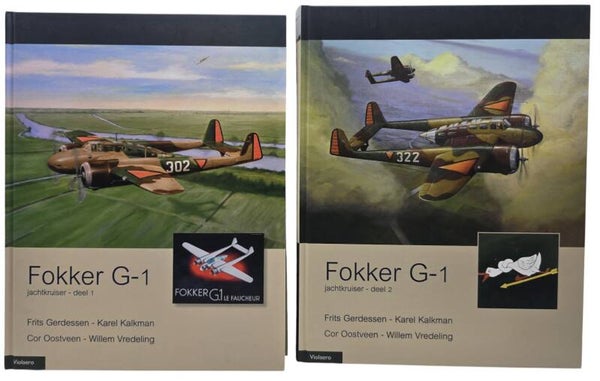 Origineel Nederlands Boek - Fokker G-1 jachtkruiser – deel 1 & 2, Frits Gerdessen, Karel Kalkman, Cor Oostveen & Willem Vredeling (2011)