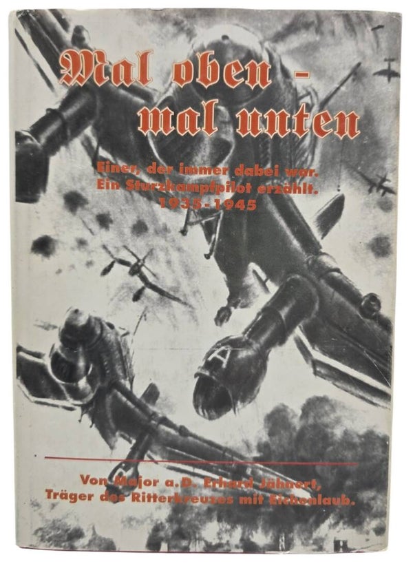 Original German Book – Mal oben - Mal unten, Erhard Jähnert , SIGNED! (1992)