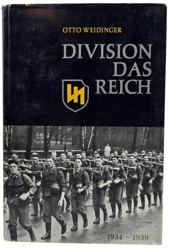 Original German Book – Division “Das Reich” 1934–1939, Otto Weidinger (1977)