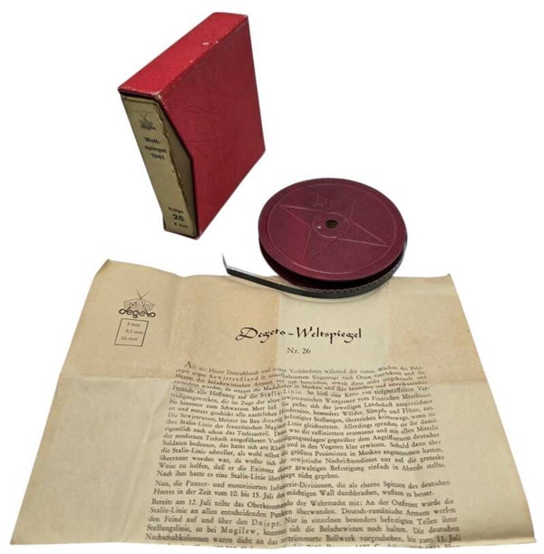 Original WW2 German Film - Degeto Weltspiegel Folge 26 ''Europas Kampf gegen den Bolschewismus IV, Sowjetrussland; Stalin-Linie'' (1941)