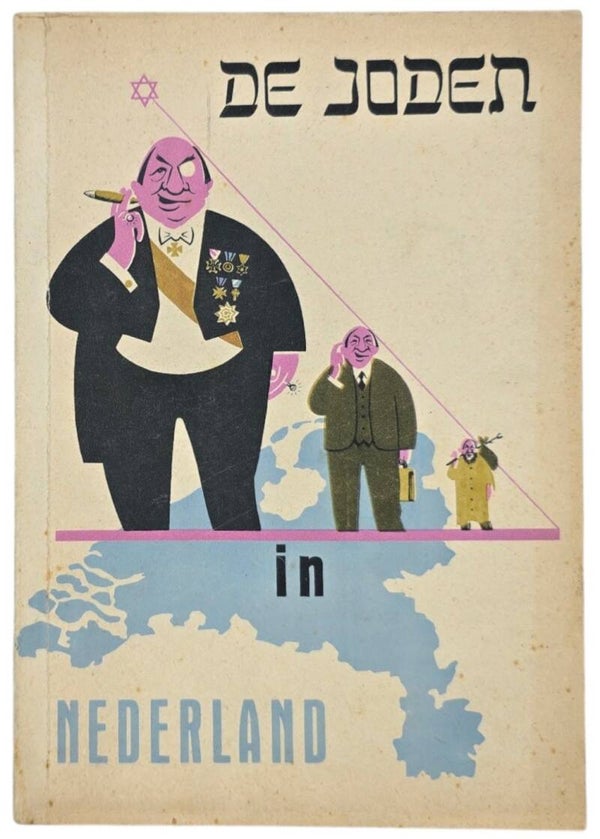 Original WW2 Dutch Anti-semitic Brochure - De Joden in Nederland, Hans Graf von Monts (1941)