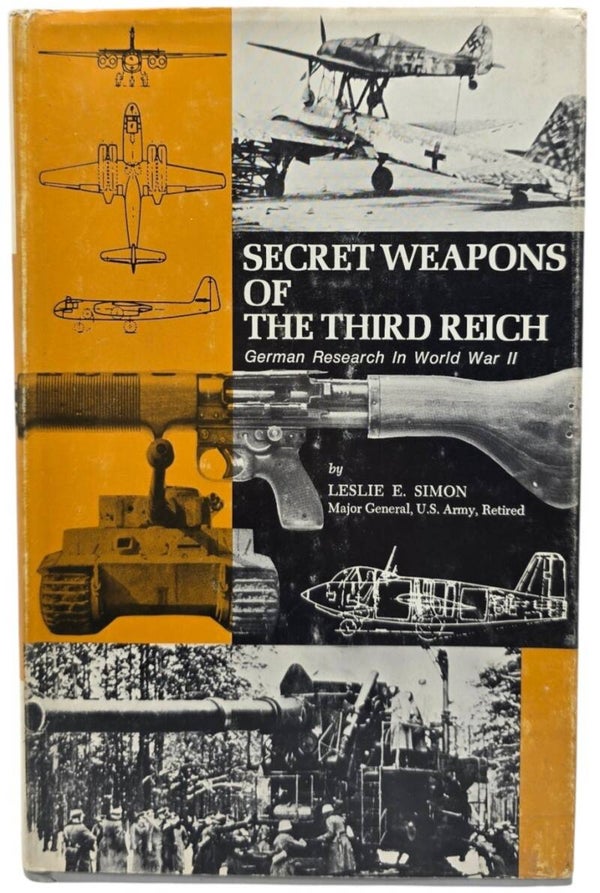 Original English Book – Secret Weapons of the Third Reich, Leslie E. Simon (1971)