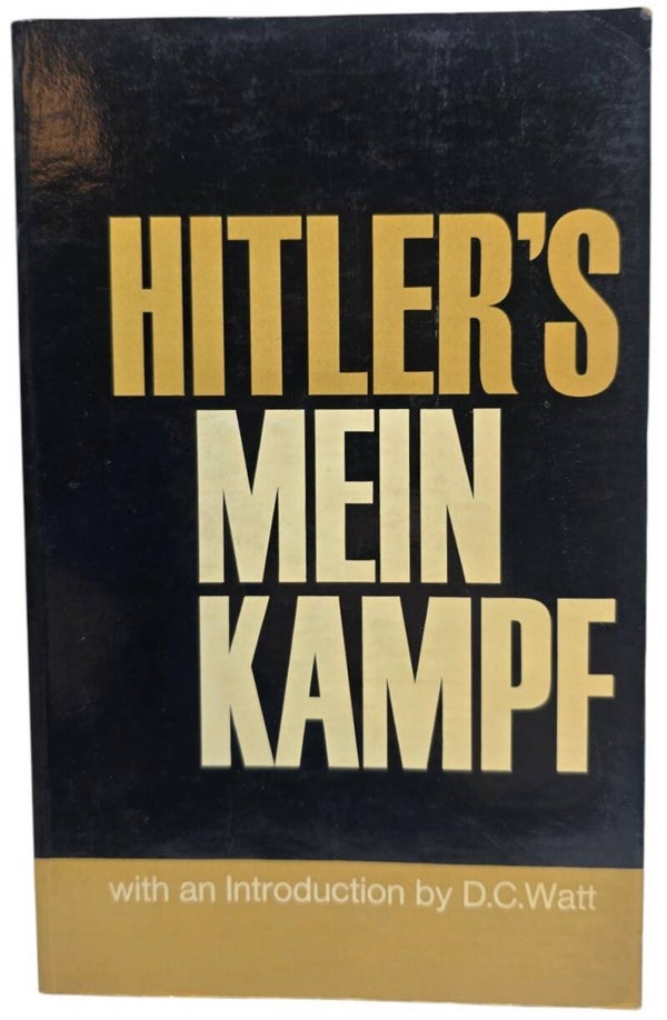 Original English Book – Hitler's Mein Kampf, D. C. Watt (1974)