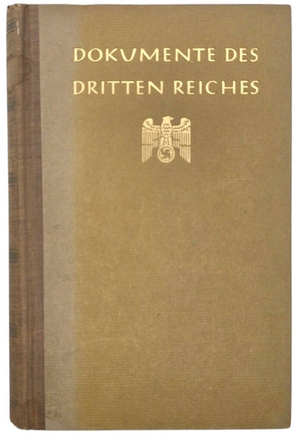 Original WW2 German NSDAP Book - Dokumente des Dritten Reiches, 2 Band, Fritz Maier-Hartmann (1942)