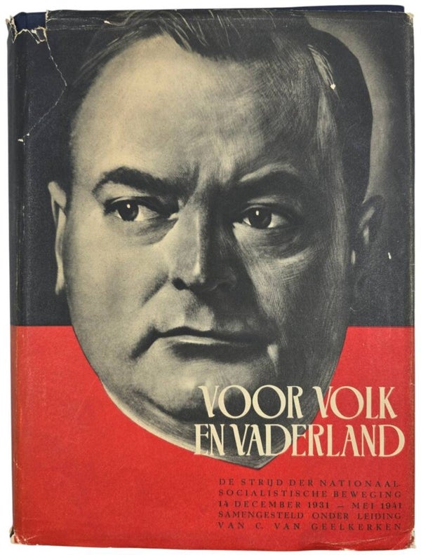 Original WW2 Dutch Collaboration NSB Book - Voor Volk en Vaderland (1941)