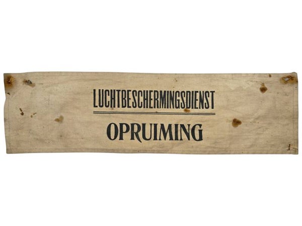 Original WW2 Dutch LBD Armband - Luchtbeschermingsdienst Opruiming armband