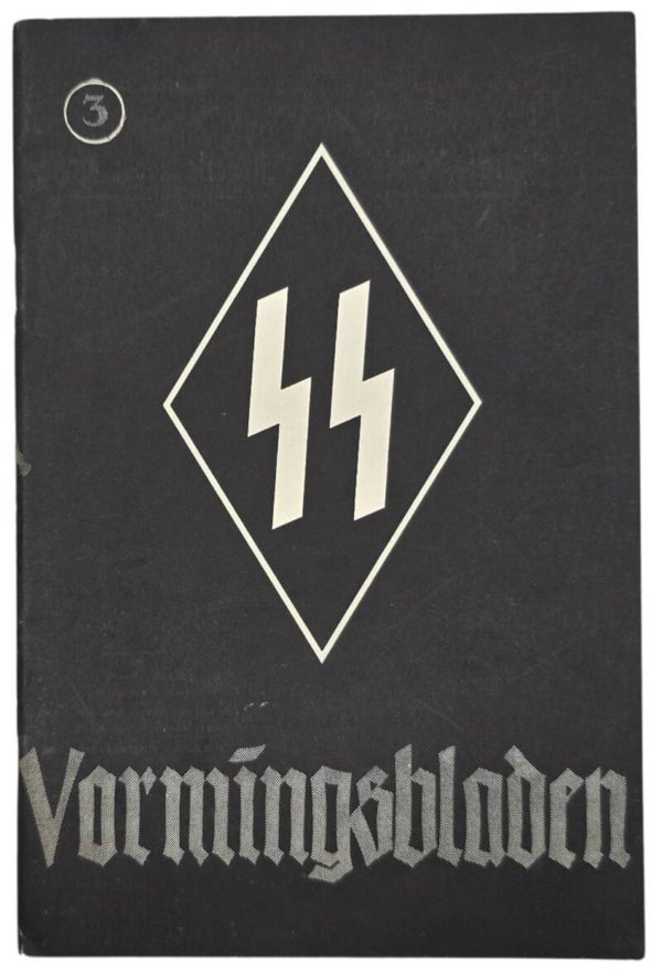 Original WW2 Dutch Waffen SS Brochure - Vormingsbladen der Germaansche SS, 2nd Year No. 3 (1942)