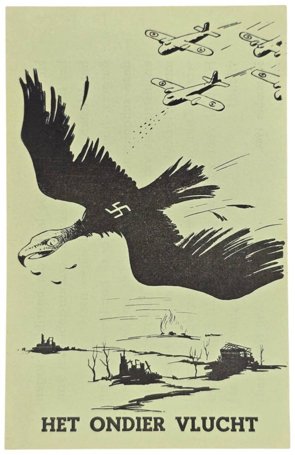 Original WW2 Dutch Resistance Document - Het Ondier vlucht, Ger Stoutendijk, Vrij Nederland, September (1944)