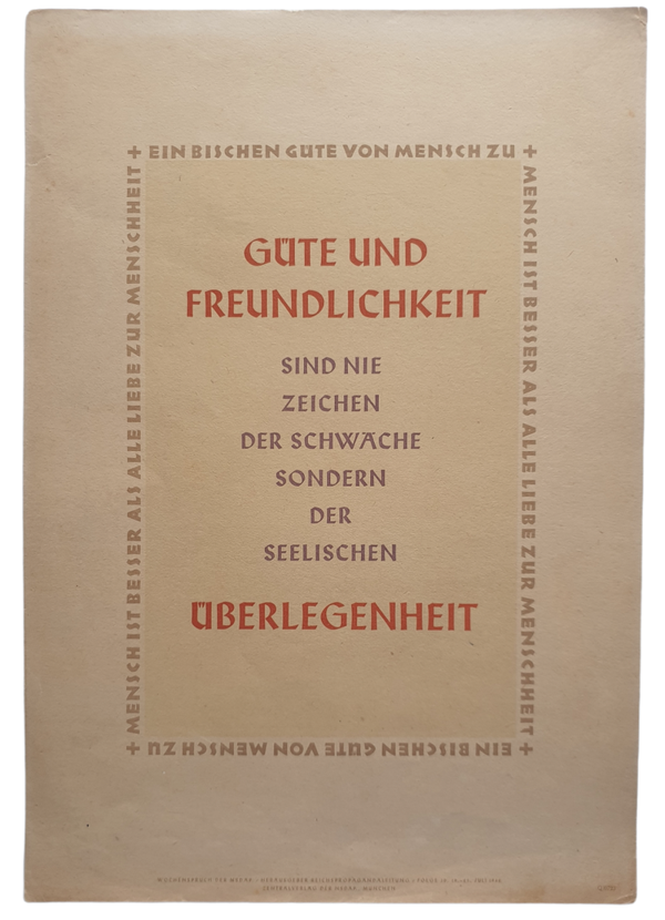 NSDAP Wochenspruch 1942 folge 30