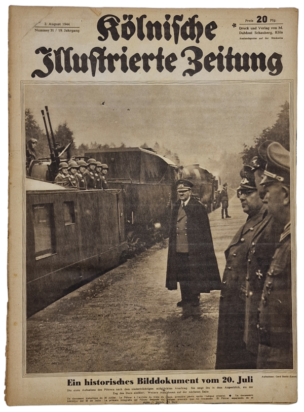 Original WW2 German magazine - Kölnische Illustrierte Zeitung 19th year No. 31 (1944)