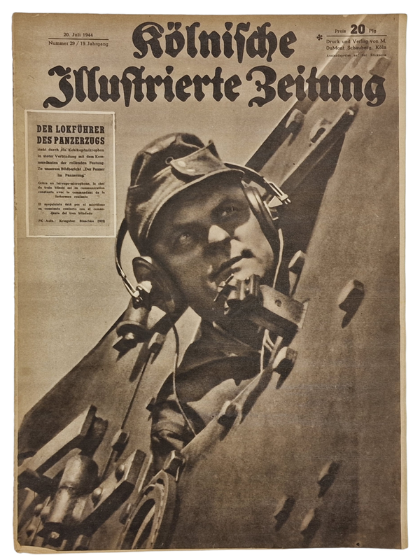 Original WW2 German magazine - Kölnische Illustrierte Zeitung 19th year No. 29 (1944)