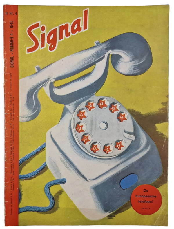 Original WW2 Dutch Magazine - Signal No. 4, Dutch language (1945)
