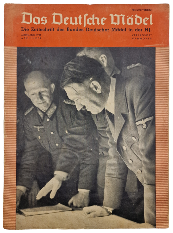 Original WW2 German Magazine - Das Deutsche Mädel, April (1941)