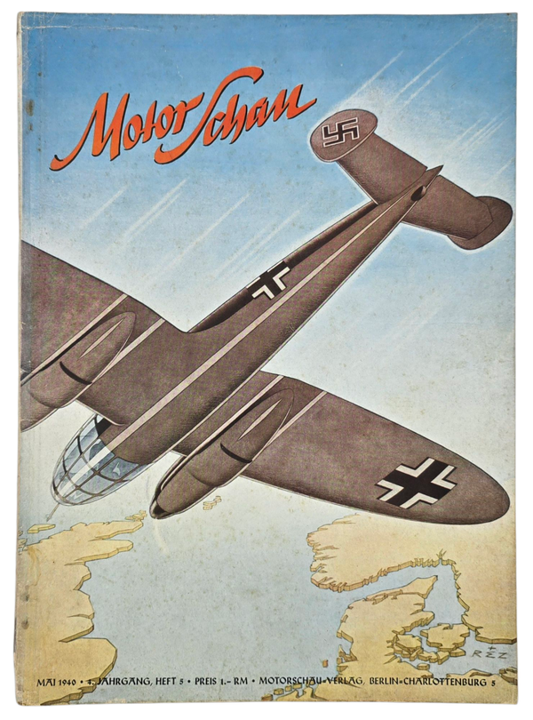 Original WW2 German Magazine - Motor Schau 4th Year No. 5, May, Luftwaffe above Europe (1940)