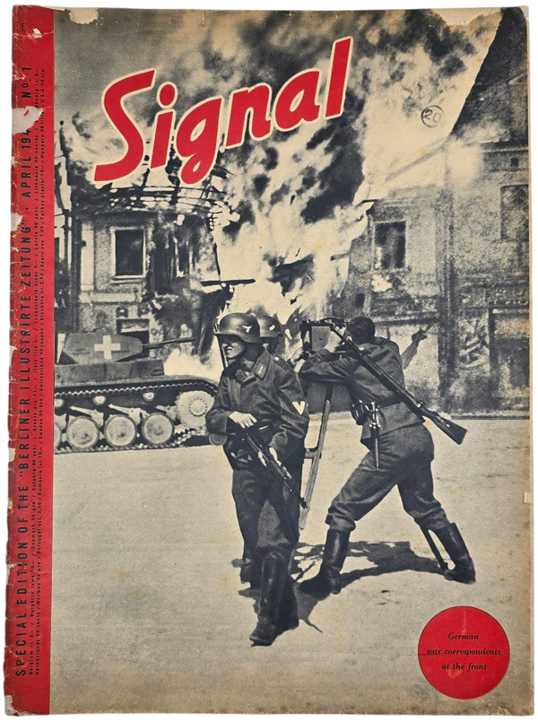 Original WW2 English Magazine - Signal No. 1, English language (1940)