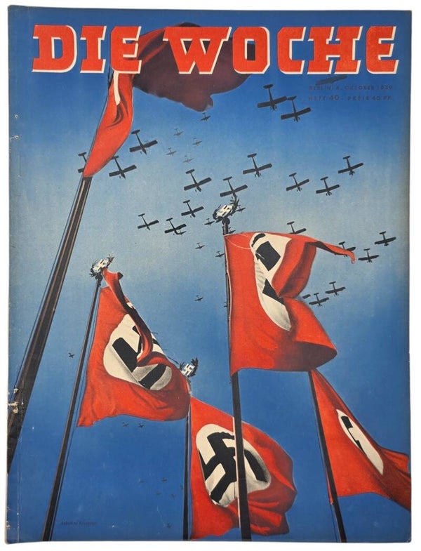 Original WW2 German Magazine - Die Woche No. 40, Invasion of Poland (1939)