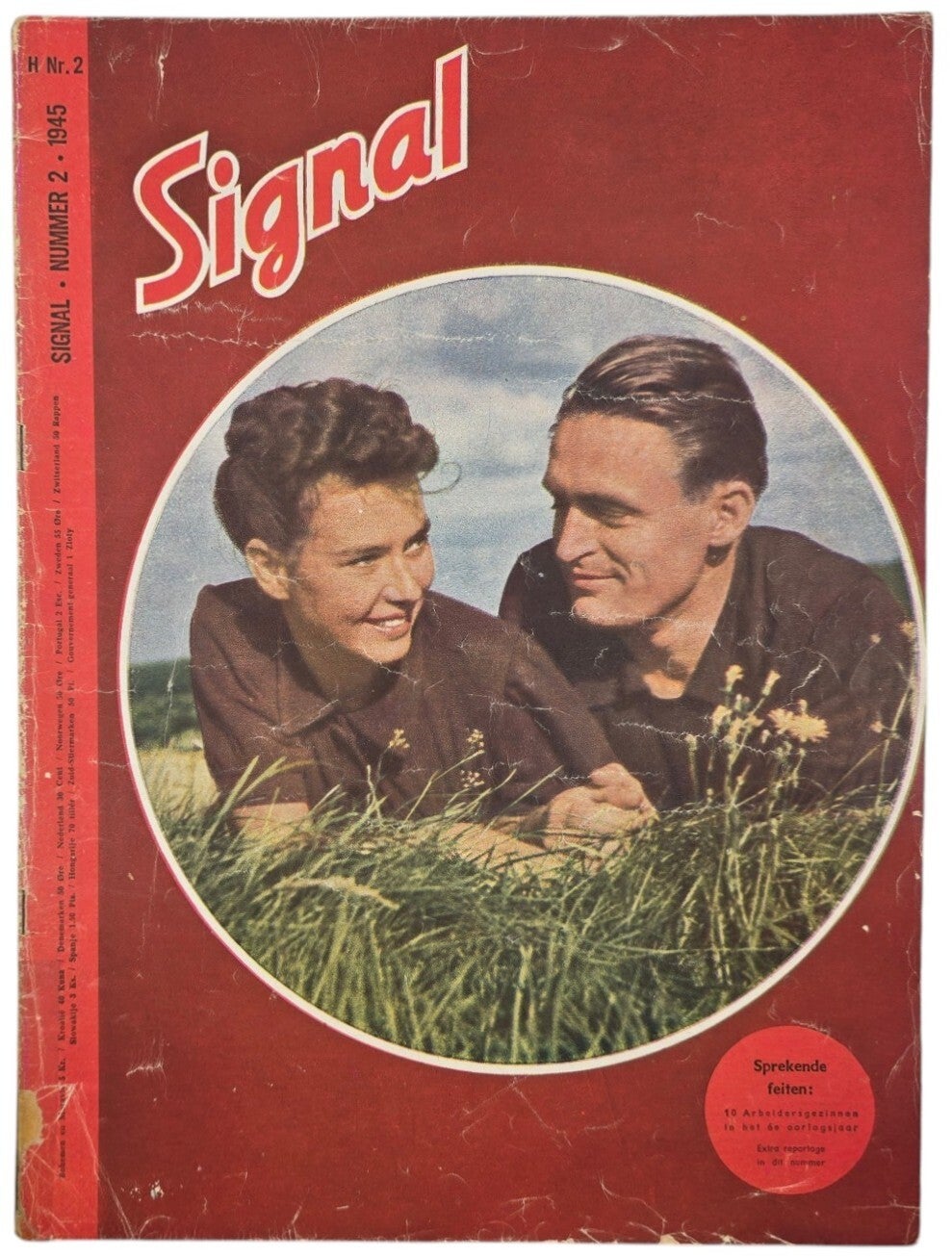 Original WW2 Dutch Magazine - Signal No. 2, Dutch language (1945)