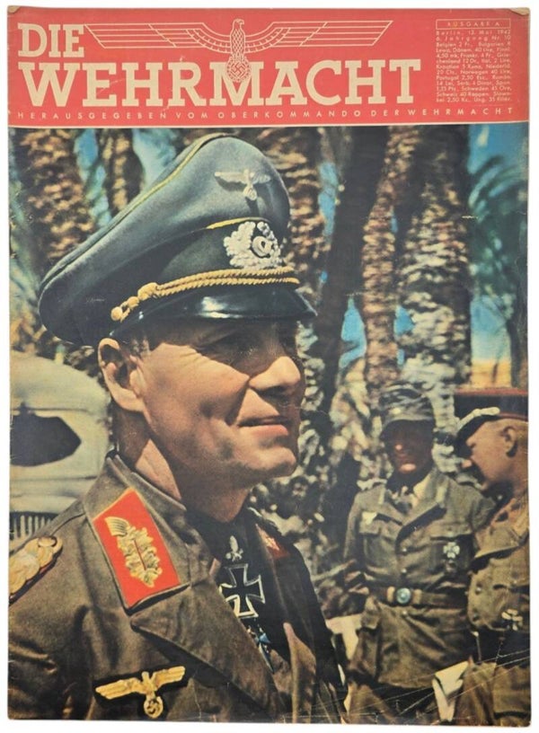 Original WW2 German Magazine - Die Wehrmacht 6th Year No. 10, Ausgabe A, Erwin Rommel (1942)