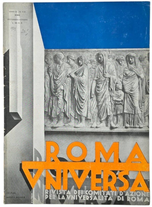 Original WW2 Italian Magazine - Roma Universa, 2nd Year No 9-10. September (1935)