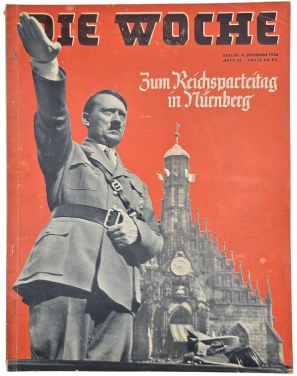 Original WW2 German Magazine - Die Woche No. 37, Adolf Hitler Nürnberg (1936)