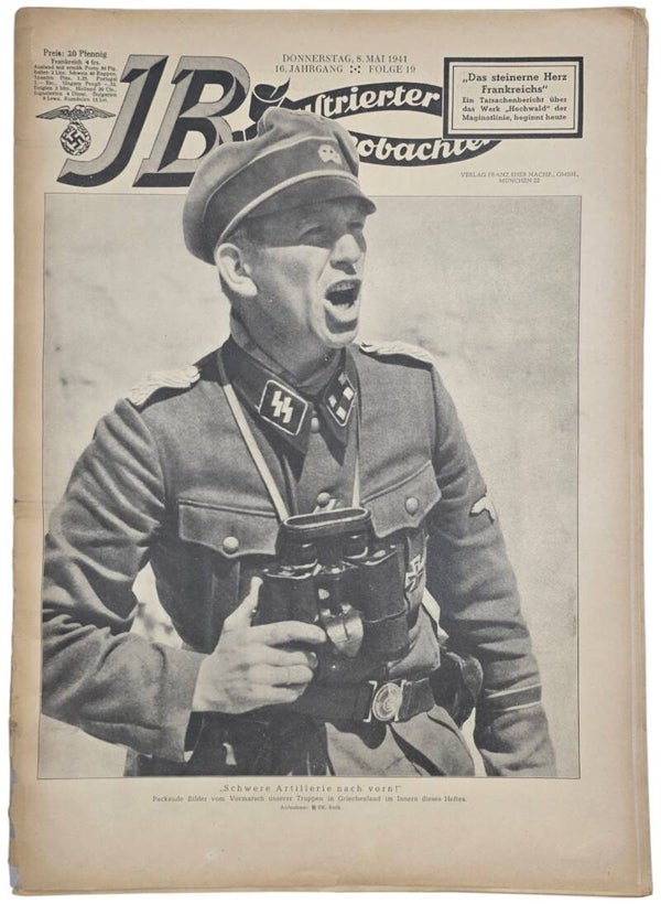 Original WW2 German Magazine - Illustrierter Beobachter 18th Year No. 19, Waffen-SS in Greece (1943)