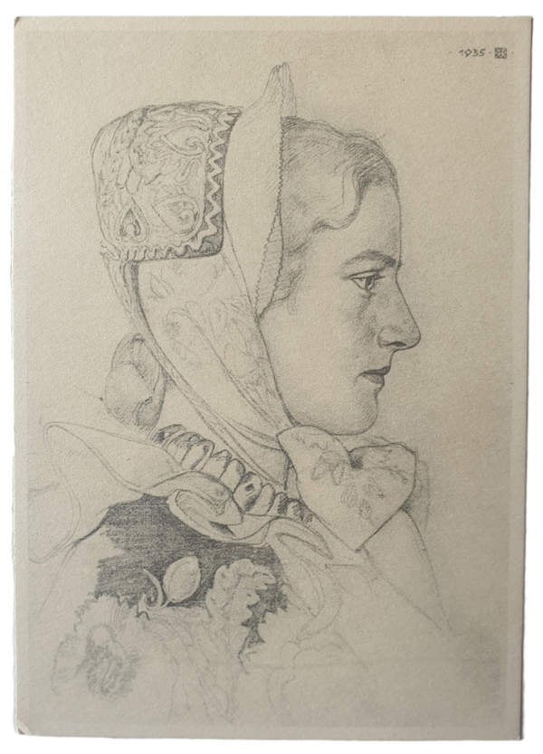 Postcard - Deutscher Blutmadel in aller Welt W. Willrich