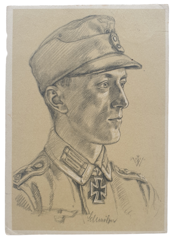 Postcard - Ritterkreuzträger Oberwachtmeister Schmölzer - W. Willrich