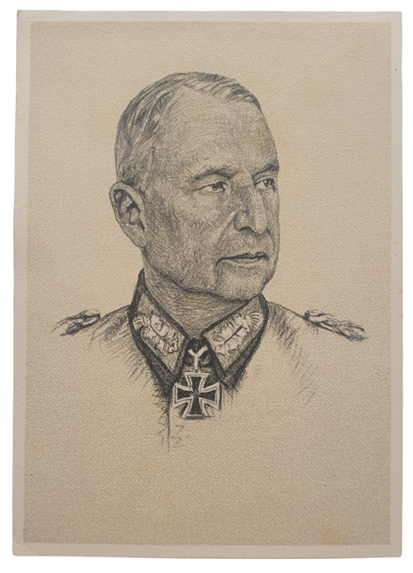 Postcard - Fritz Erich von Manstein - W. Willrich