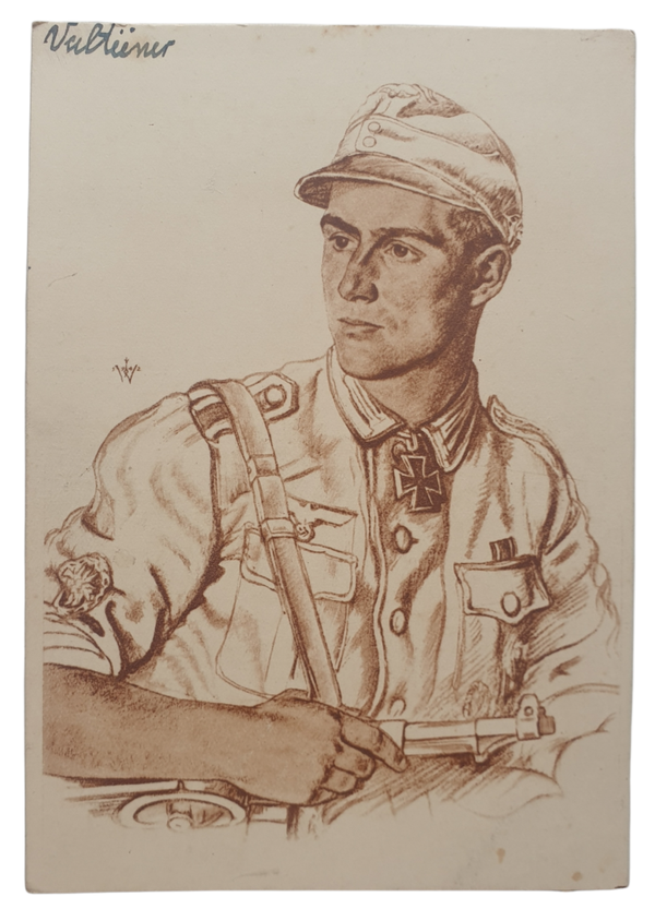 Postcard - Gebirgsjäger Hellmuth Valtiner - W. Willrich