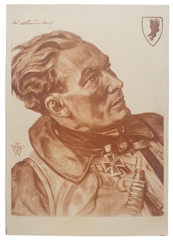 Postcard - Luftwaffe Major Werner Baumbach - W. Willrich