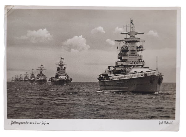 Postcard - Kriegsmarine boats