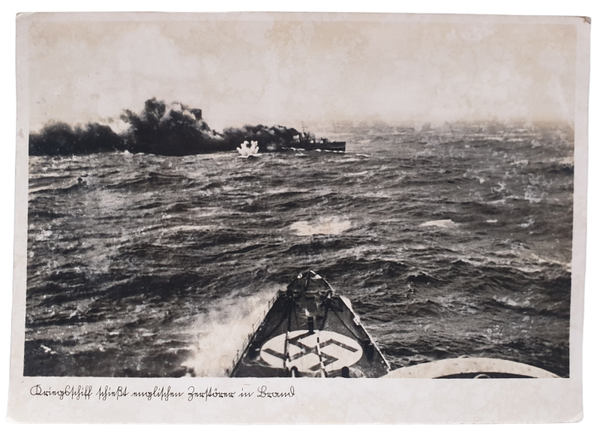 Postcard - Kriegsmarine Fighting at the front