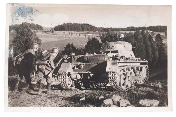 Postcard - Unsere Wehrmacht, tank