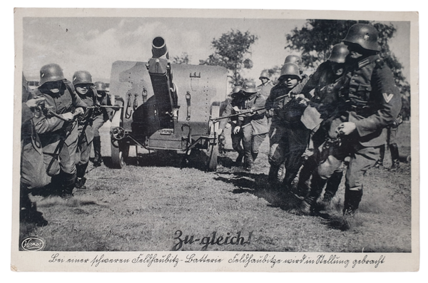 Postcard - Unsere Wehrmacht, Zu-gleich!