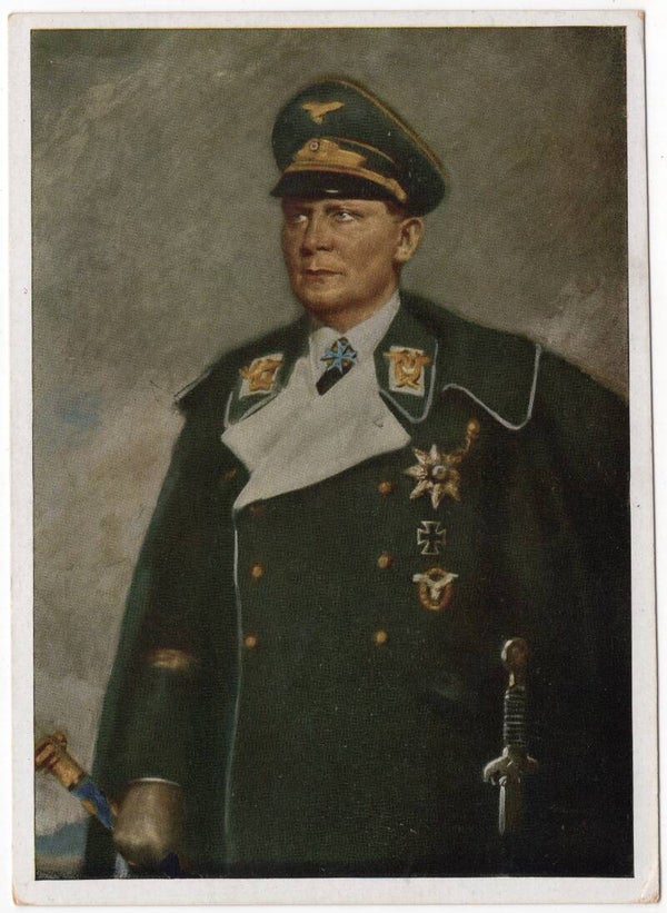 Original WW2 German Postcard - Reichsmarschall Göring, Conrad Hommel