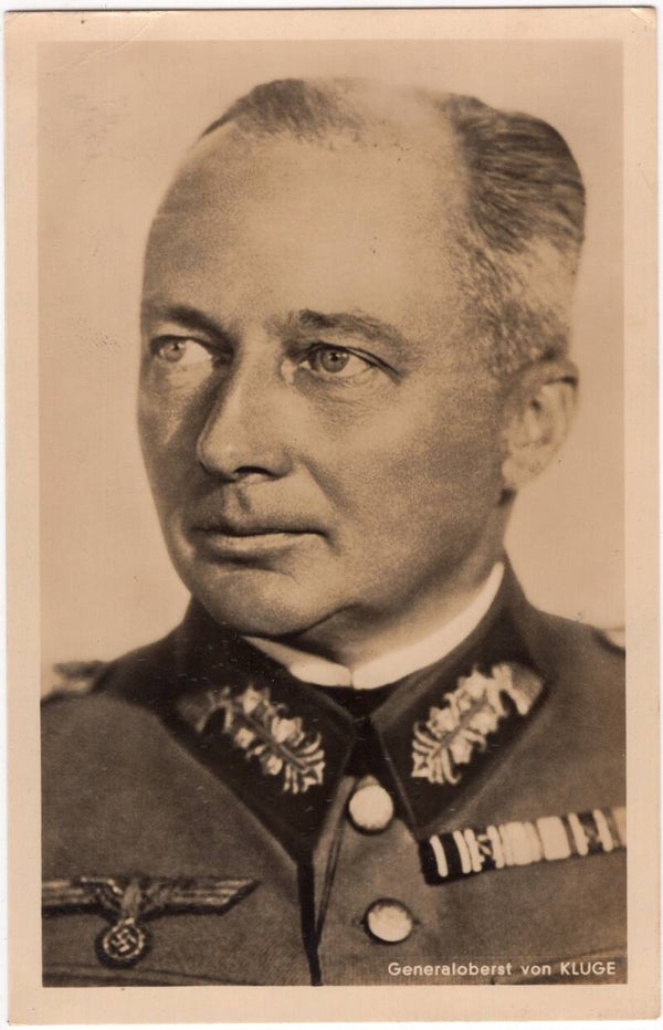 Original WW2 German Postcard - Generaloberst von Kluge
