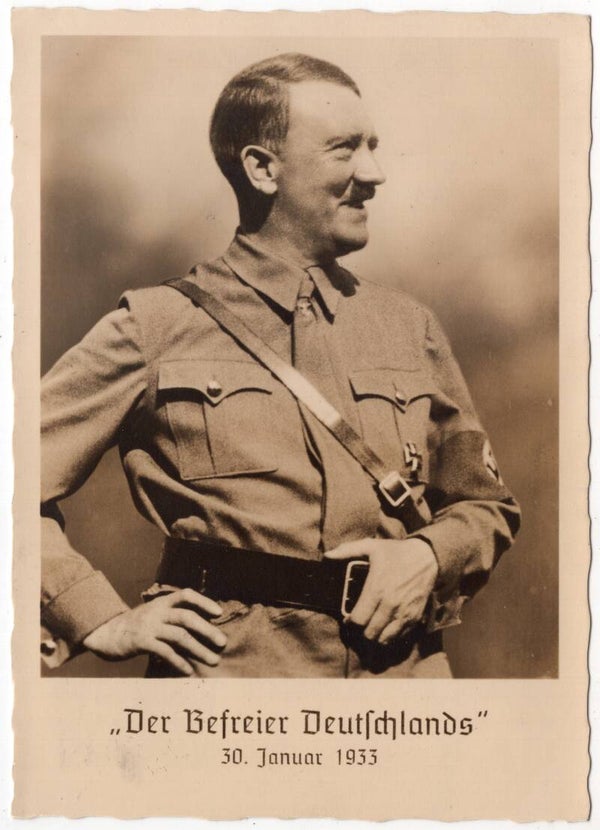 Original WW2 German Postcard - Adolf Hitler, ''Der Befreier Deutschlands'' 30 Januar (1933)