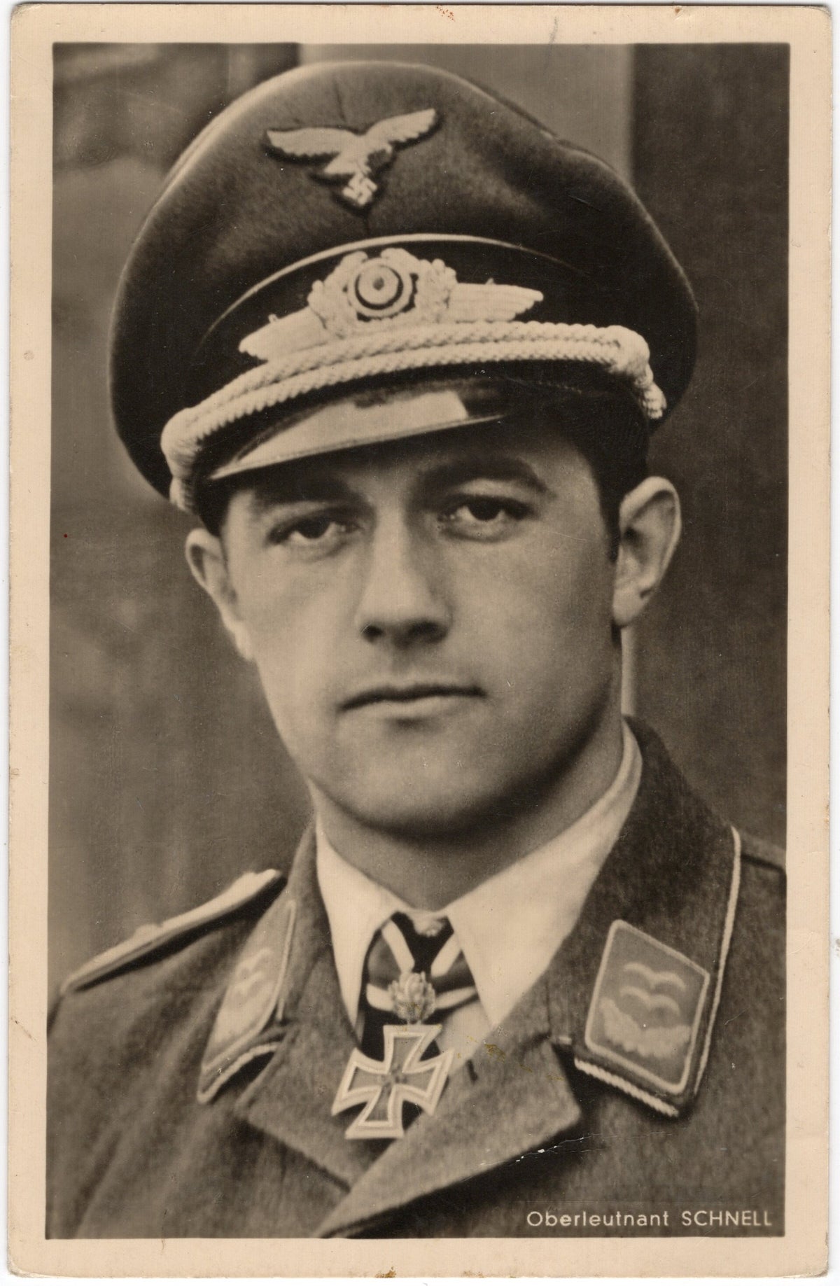 Original WW2 German Postcard - Luftwaffe Knights Cross with Oak Leaves ...
