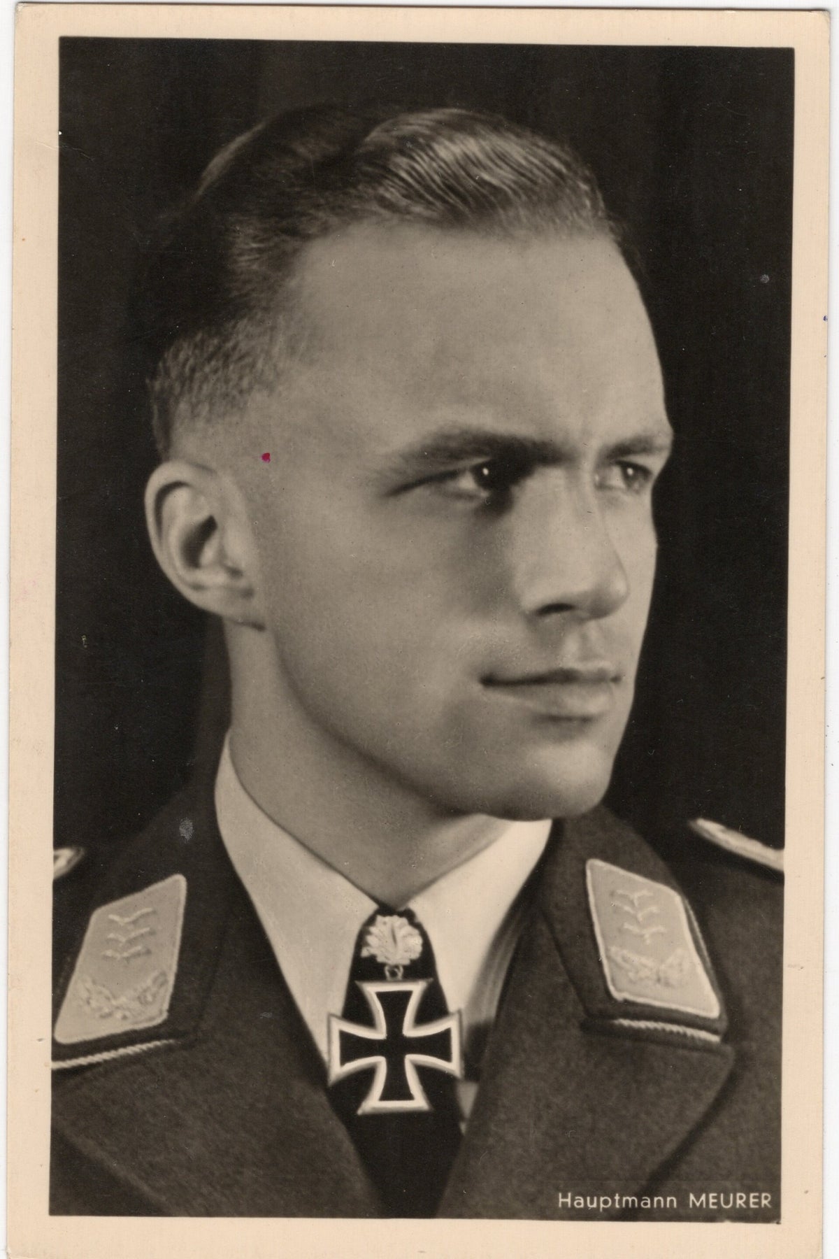 Original WW2 German Postcard - Luftwaffe Knights Cross with Oak Leaves ...