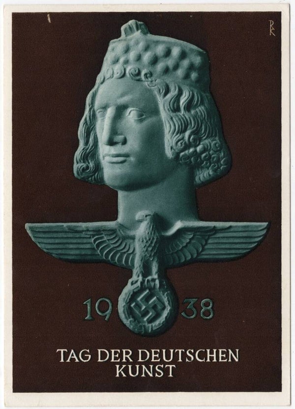 Original WW2 German Postcard - Tag der Deutschen Kunst (1938)
