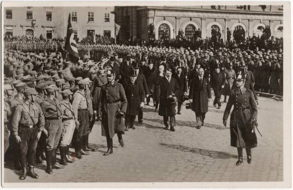 Original WW2 German Postcard - Staatsakt in Potsdam, Reichskanzler Adolf Hitler (1933)