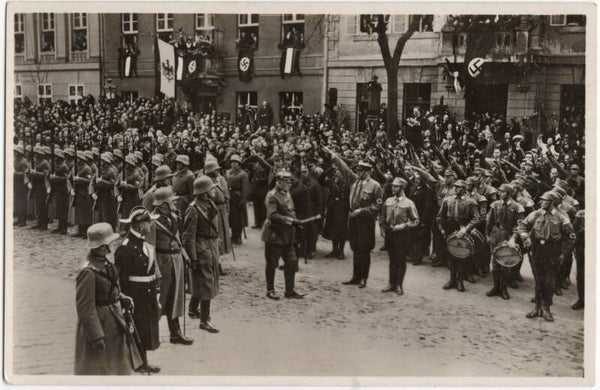 Original WW2 German Postcard - Staatsakt in Potsdam, Reichspräsident von Hindenburg (1933)