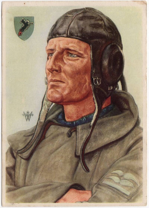 Original WW2 German Postcard - Stukaflieger, W. Willrich (1940)